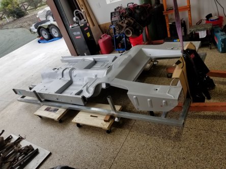 66 Mustang new convertible floor