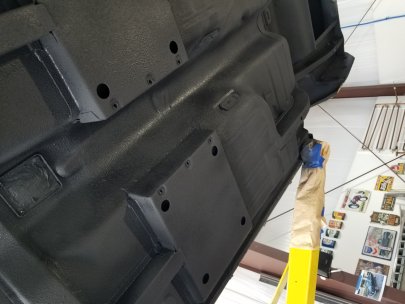 66 Mustang Floor bottom Ceramic coat