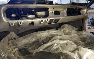 66 Mustang Dash Cleaned
