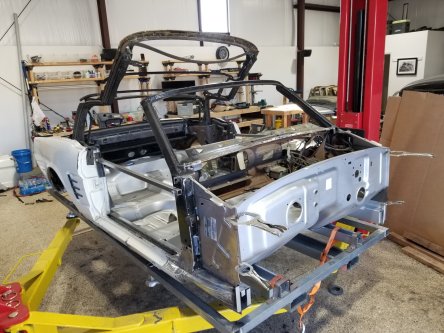 66 Mustang Under Body view