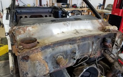 66 Mustang Remove-Cowl