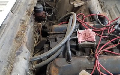 66 Mustang Remove-Hood-supports