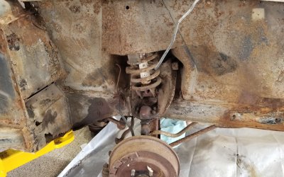 66 Mustang Remove-Pass-Fender