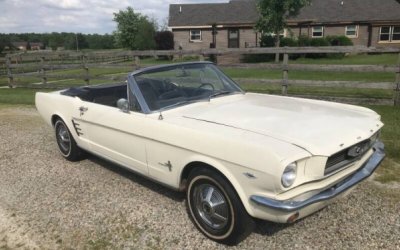 66 Mustang front passenger top down