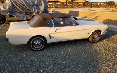 66 Mustang passenger side top up