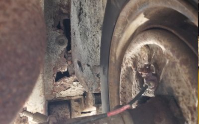 66 Mustang wheel house