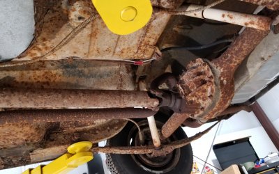 66 Mustang Rear Axle area