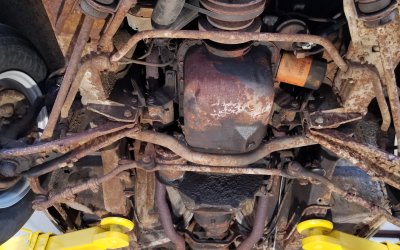 66 Mustang suspension area