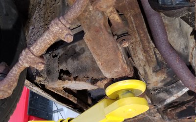 66 Mustang torque supports