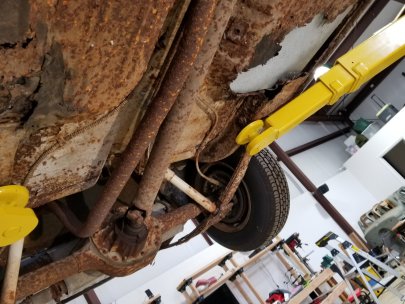 66 Mustang Rear Axle before